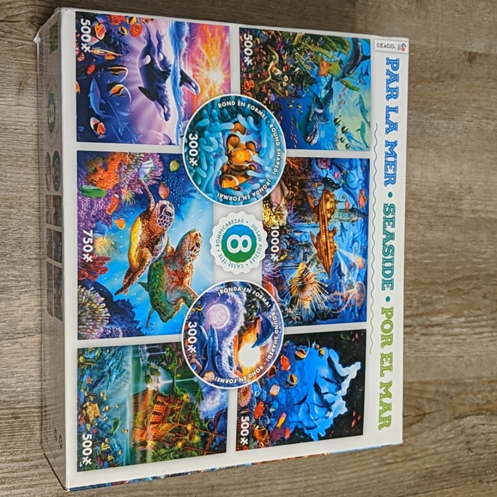 8 pack Ocean Jigsaw Puzzle Packet